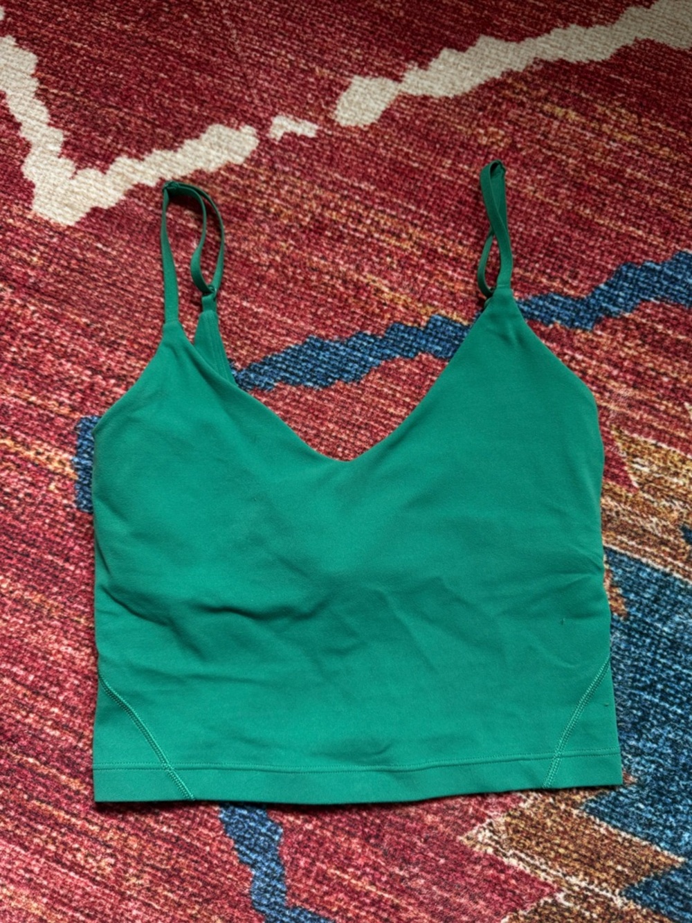 lululemon Align™ Cropped
Cami Tank Top Light Support Storm Teal size O